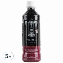 코나로드 6/7배 희석용 더치커피 에티오피아예가체프 245128, 500ml, 5개, 5개