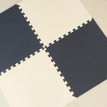 EVA 솔리드 대형 유아 퍼즐매트 네이비 2p + 아이보리 2p + 테두리마감재 네이비 4p + 아이보리 4p, 혼합색상