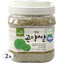 토종마을 연잎 곤약쌀, 1kg, 2개