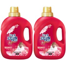 피죤 고농축 시그니처 섬유유연제 플라워페스티벌 본품, 4L, 2개