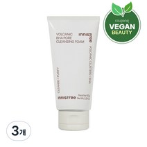 이니스프리 화산송이 모공 바하 클렌징 폼, 150g, 3개