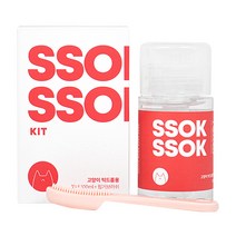 정글몬스터 고양이 쏙쏙뽑냥 토너 100ml + 핑커브러쉬, 1세트