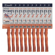 네츄럴이엑스 연어꽈배기 건조간식 S, 10개, 연어맛