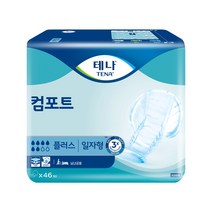 [tern] 테나 컴포트 플러스 성인기저귀 남녀공용, 46매입, 1팩
