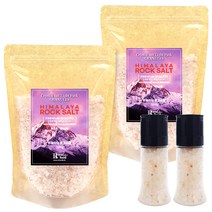 히말라야 핑크소금 granules 1kg + 그라인더, 2세트