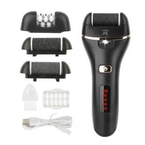 컴썸 전동 충전식 발각질 제거기 블랙 CS-300R, 1개입, 1개