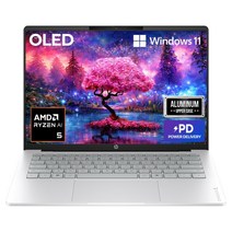 HP 2026 옴니북 5 14 라이젠 AI 라이젠 AI 400 시리즈, Glacier silver aluminum, 14-hm0019AU, 512GB, 16GB, WIN11 Home
