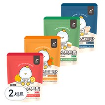리틀스푼 유기농 소프트팡 30g x 4종 세트, 현미, 양파, 사과당근, 감귤, 2세트