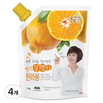 꽃샘 별난 알맹이 한라봉 1kg, 4개