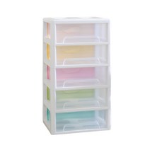 코디 5단서랍장, 투명, 1개