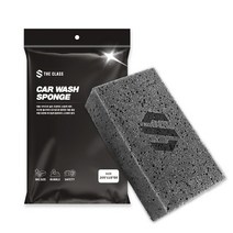 더클래스 세차 스펀지 대형, 회색, 1개