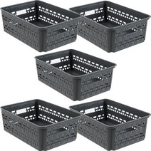 라이피스트 라탄 브리즈 바스켓 대, 그레이, 5개