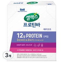 셀렉스 프로틴바 베리오트 6p, 300g, 3개
