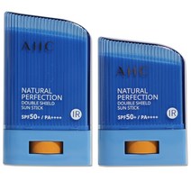 AHC 내추럴 퍼펙션 더블 쉴드 선스틱 14 g + 22g SPF50+ PA++++, 1세트