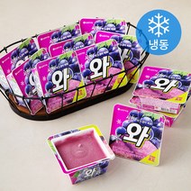 롯데제과 와 포도 빙과류(냉동), 190ml, 16입