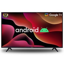 와이드뷰 구글 스마트TV 안드로이드 4K UHD, 109cm(43인치), GTWV43UHD-E1, 스탠드형, 자가설치