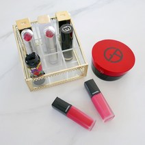 주앤지리빙 골드 프레임 9구 립스틱 꽂이 정리함, 1개