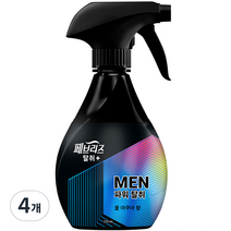페브리즈 섬유탈취제 맨 쿨아쿠아향 본품, 370ml, 4개, 쿨 아쿠아 향