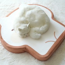 멍뭉스 빵냥이 강아지 고양이 식빵 매트리스 방석, 혼합 색상