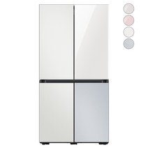 [색상선택형] 삼성전자 비스포크 프리스탠딩 4도어 냉장고 RF85A9881AP 825L 방문설치