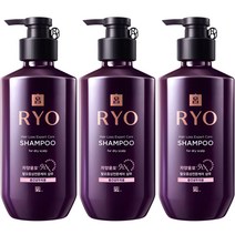려 자양윤모 9EX 탈모증상전문케어 중건성두피용 샴푸, 3개, 400ml