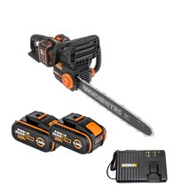 WORX 충전체인톱 40V 4.0AH WG385E, 1개