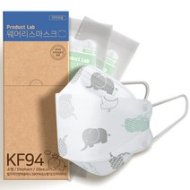 합리적인마스크 소형 KF94 패턴, 20개입, 1개