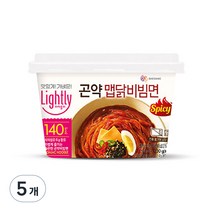 라이틀리 곤약 맵닭 비빔면, 5개, 230g