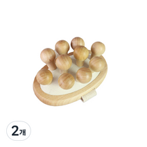 바이마음 승모근 괄사 M59, 2개, 우드베이지