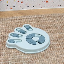 펫트롱 스핀 토이 강아지 노즈 워크 퍼즐 발바닥, 블루, 1개