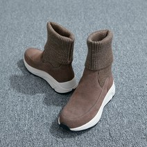 슈디 턴업 컬러 니트부츠