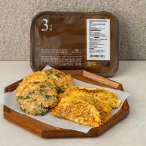 집반찬연구소 반달계란전 200g + 버섯두부전 100g + 참치깻잎전 120g, 1세트