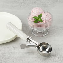 코멧 키친 304 스테인레스 아이스크림 스쿱 10호, 화이트, 1개