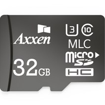 [메모리카드cfexpress] 액센 블랙박스용 MSD Black MLC U3 Class10 마이크로 SD 카드, 32GB