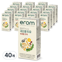 이롬 황성주 국산콩 두유 우리땅 17곡, 190ml, 40개