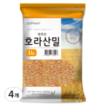 대구농산 호라산밀, 1kg, 4개