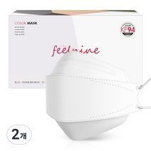 필나인 3D 입체형 보건용 마스크 벌크 대형 KF94, 50매, 2개, 스노우화이트