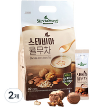 펄세스 스테비아 율무차 50p, 18g, 50개입, 2개