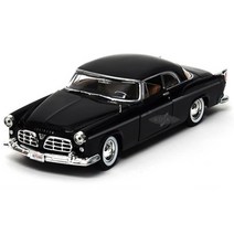 모터맥스 1/24 1955 크라이슬러 C300 자동차, 검정