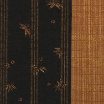 전통문의 프린트 원단, 브라운 2, 1개