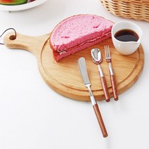 클래스 엔틱 원형도마, 우드, 1개