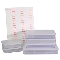 실리쿡 납작용기 알뜰세트, 6개입, 1세트