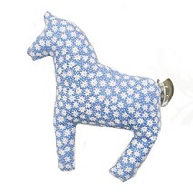 리빙데코 말집게 우, 비비블루플라워, 1개