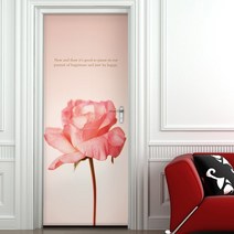 꾸밈 현관문시트지, 여리한한송이꽃
