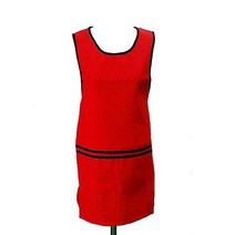 바이데코 두줄원피스 앞치마, 빨강 YJ039, 1개, 1