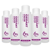 셀리본 옥시던트 컬러 크림 산화제 6%, 100ml, 5개입