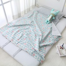 보떼하우스 어린이집 여름용 낮잠이불 교체형, 코카베어 블루