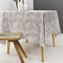 벨라이프 코튼 테이블보, 리브즈, 150 x 150 cm