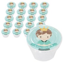 HCN 왕관보이덮개 + 머핀컵 + 평면뚜껑 세트, 20개입, 1세트