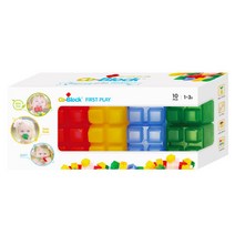 코블록 퍼스트 플레이 블럭 10p, 빨강, 노랑, 초록, 파랑, 흰